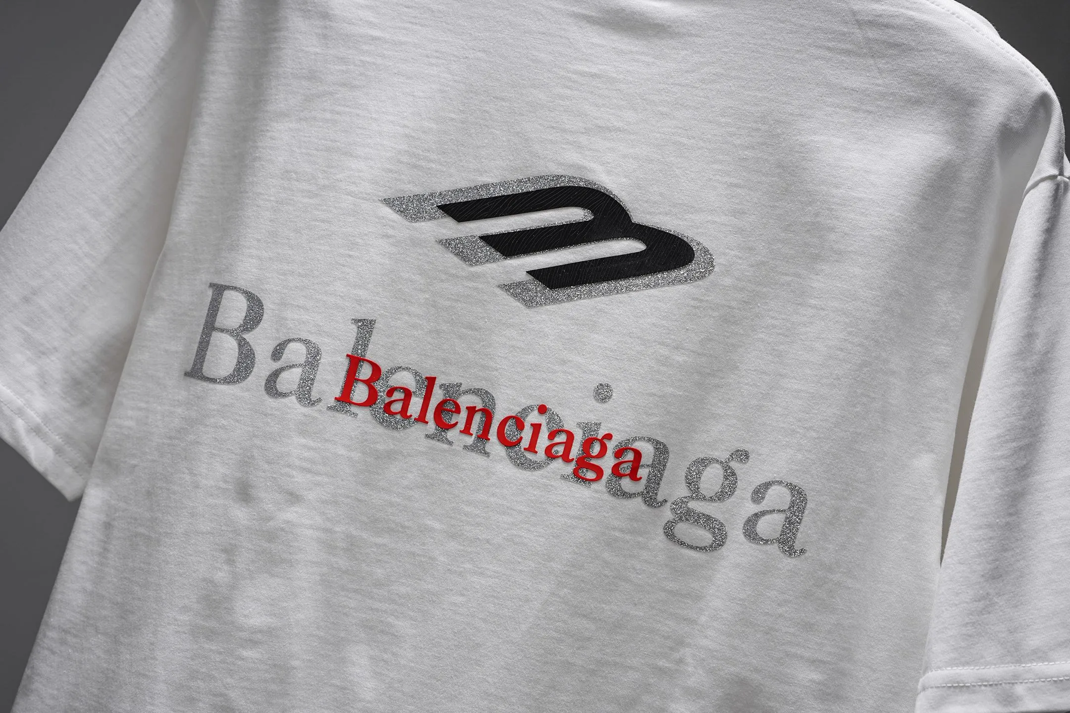 SL 513（Black White ） BALENCIAGA 1:1 Premium 350 Breathable 1x 1 oversize 200 ：Black White Size：S-XL